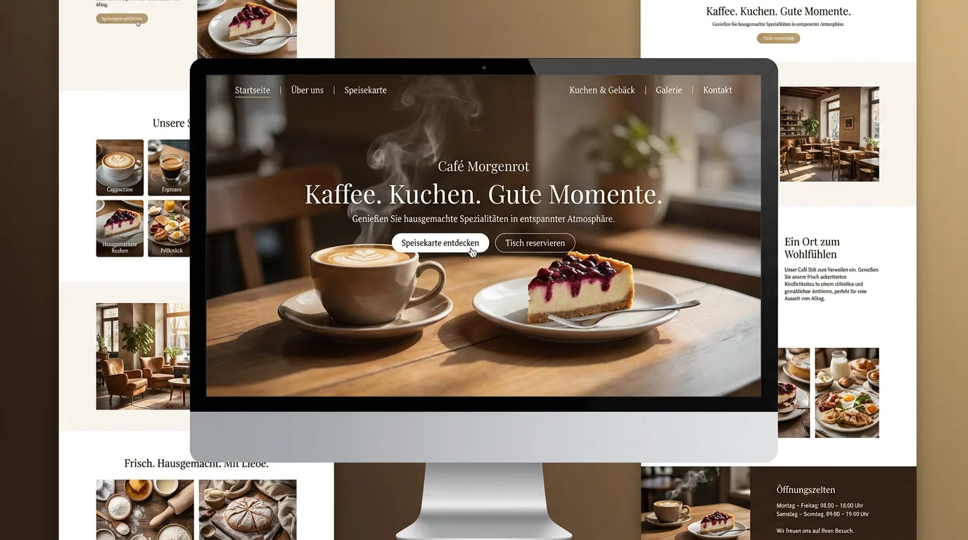 Moderne, klar strukturierte Website nach dem Relaunch
